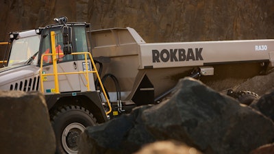 Rokbak Hauler In Quarry 1