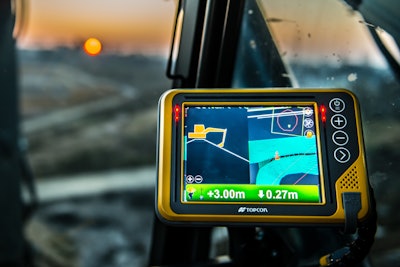 The Topcon X-53x Automatic Excavator is designed to aid machine operators of all skill levels.