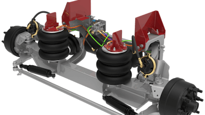 10K Self-steer auxiliary suspension