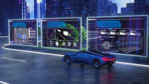 Three integrated components ensure optimal autonomous driving development in all phases of the design process.