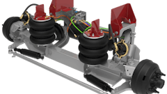 8K Self-steer auxiliary suspension