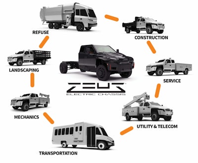 Common Applications of the Zeus Electric Work Truck Chassis