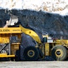A Komatsu 930E Electric drive mining truck.