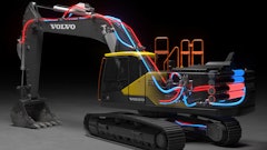 Volvo CE's new digital hydraulic actuator enables the design of a new type of hydraulic system which overcomes some of the shortcomings found in traditional systems.