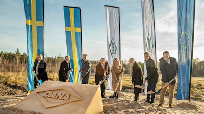 A groundbreaking ceremony was recently held for Dana TM4's new manufacturing facility in Sweden.