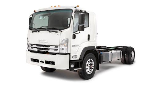 Isuzu's new F-Series Class 7 truck model is integrated with an Allison 2500 Rugged Duty Series transmission.