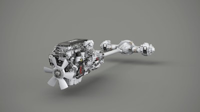 Scania's new powertrain design can offer fuel savings up to 8%.