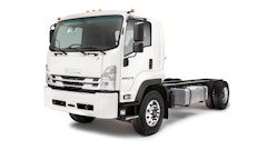 Isuzu's new F-Series Class 7 truck model is integrated with an Allison 2500 Rugged Duty Series transmission.