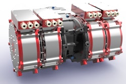 The motor/gearbox combination used by PURE ETCR featuring a four motor combination for increased power output.