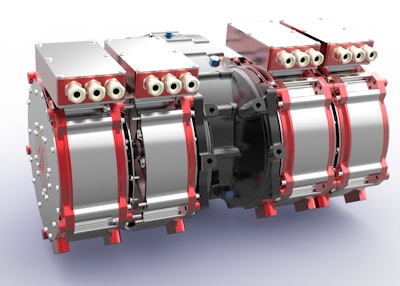 The motor/gearbox combination used by PURE ETCR featuring a four motor combination for increased power output.