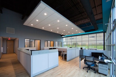 Marlin Technologies' new Innovation Center features several large areas for testing and validating designs.