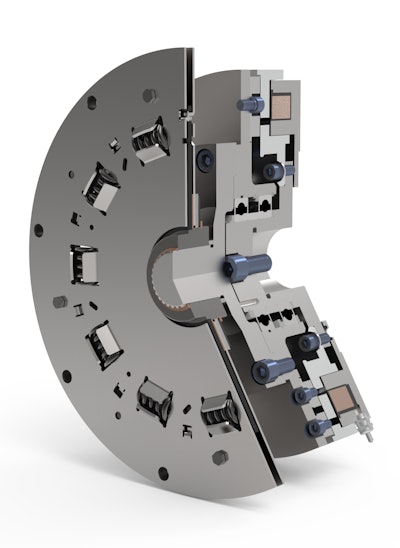 Depending on the application, various models from the lineup of Stromag couplings and clutches can be combined for electric actuation.