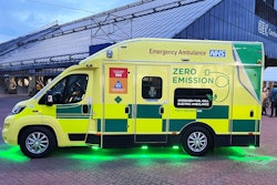 The Zero Emission Rapid Response Operations ambulance features a hydrogen fuel cell powertrain and range up to 300 miles.