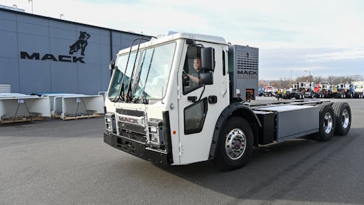 Mack Trucks has begun series production of its LR Electric truck.