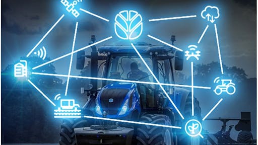 Several machine connectivity features will be evaluated as part of the New Holland Smart Farm.