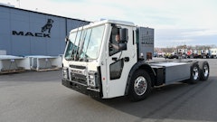 Mack Trucks has begun series production of its LR Electric truck.
