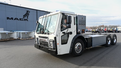 Mack Trucks has begun series production of its LR Electric truck.