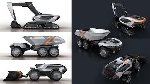 The Concept-X machines provide an example of what the future of construction equipment could look like.