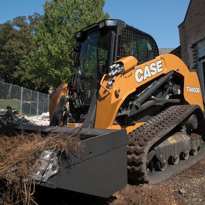 CASE recently donated a TV450B compact track loader and various attachments.