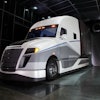 DTNA's first SuperTruck demonstration vehicle which achieved over a 115% freight efficiency improvement.