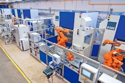 Robot-assisted production line for the machining of connecting rods from Hatz Components GmbH.