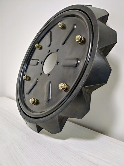 Buco Rubber Notched Wheel from Buco S.A.