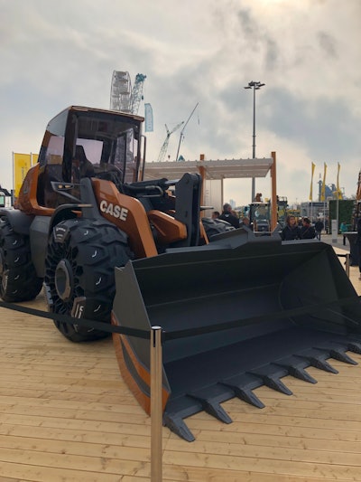 bauma is where many innovations are showcased, such as the CASE Construction Equipment methane powered wheel loader which was introduced at bauma 2019.