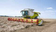 Rolls-Royce's new supply agreement with CLAAS will provide mtu engines for use in machines such as the pictured Lexion combine harvester.