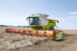 Rolls-Royce's new supply agreement with CLAAS will provide mtu engines for use in machines such as the pictured Lexion combine harvester.