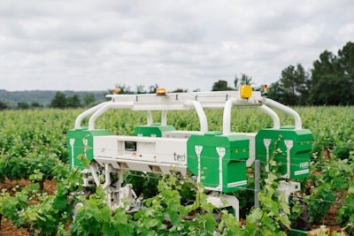 The TED vineyard robot automates farming tasks to help customers be more productive.