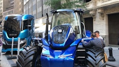 Various concept alternative energy machines from the various CNH Industrial brands were showcased at its capital market days held at the New York Stock exchange in 2019 where it announced the demerger with Iveco.