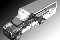 While propane-powered vehicles utilize an internal combustion engine, the combustion of propane does not produce the same level of harmful chemicals as diesel or gasoline which eliminates the need for complex aftertreatment to meet tailpipe emission standards.