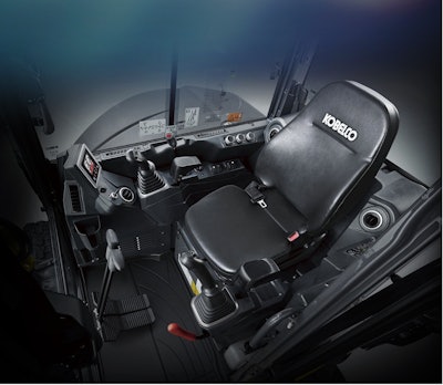 A newly designed cabin provides improved ergonomics to enable the operator to move the control levers horizontally without twisting their wrist.