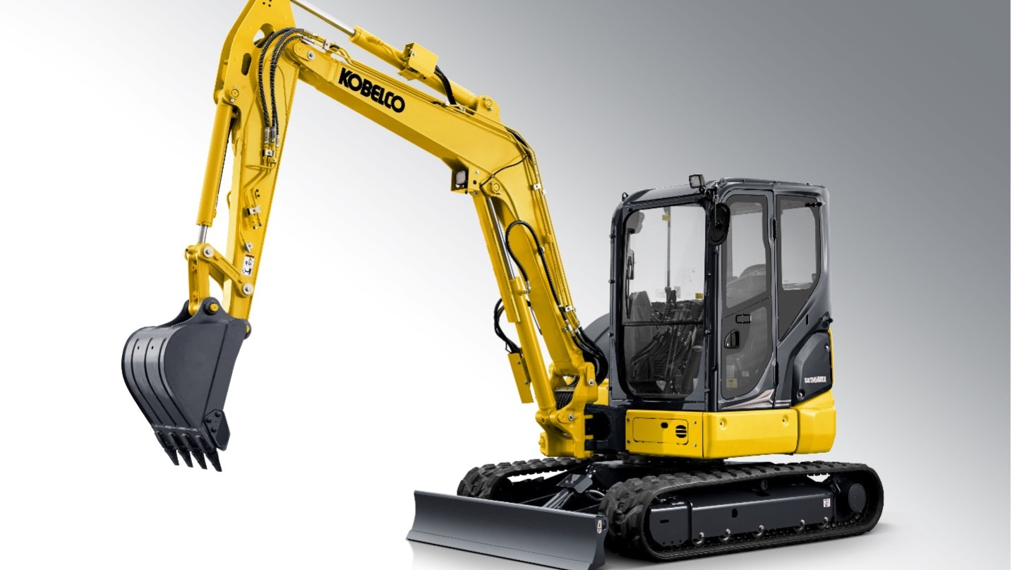 KOBELCO USA Introduces Next Generation SK55SRX-7 Mini Excavator 