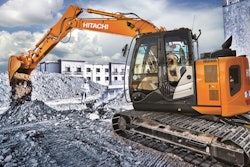 Hitachi Construction Machinery's parent company is selling half its shares in the business.