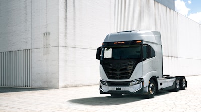 The Nikola Tre battery-electric vehicle will be powered by Proterra batteries.