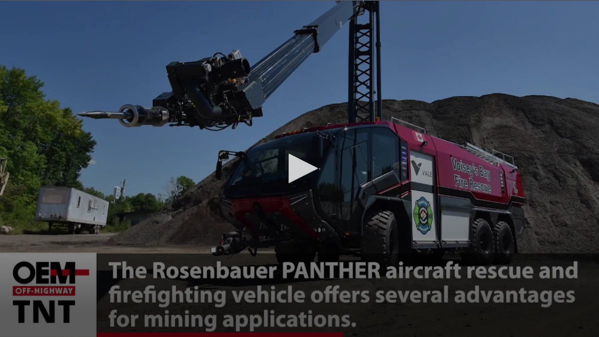 Rosenbauer Firefighting Vehicle Improves Safety in Mining Applications ...