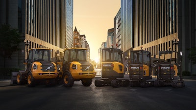 Volvo CE now has the construction industry's broadest line of electric compact equipment totaling five machines.