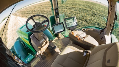 Farmers can remove themselves from the tractor cab to focus on other work while the autonomous 8R takes care of tillage.