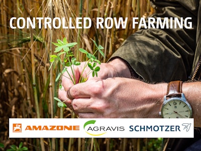 Amazone has co-developed the concept of Controlled Row Farming, a new arable farming method for agriculture in which every crop-cultivation step is carried out in relation to a fixed row, offering yield optimization despite lower use of fertilizers and pesticides.