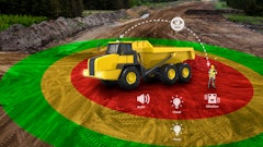 Using its collision avoidance system, Lecia Geosystems can program geofenced obstacles and no go zones in two dimension to protect environmental green zones or any general temporary avoidance zones.