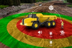 Using its collision avoidance system, Lecia Geosystems can program geofenced obstacles and no go zones in two dimension to protect environmental green zones or any general temporary avoidance zones.
