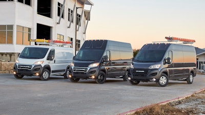 The purpose-built, highly customizable 2023 Ram ProMaster comes in 19 different configurations, including three roof heights, three wheelbases and four vehicle lengths that enable multiple cargo lengths.