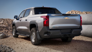 General Motors and Chevrolet are showing the first-ever 2024 Silverado EV all-electric pickup truck at the Work Truck Show.