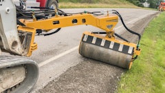 Road Widener Offset Vibratory Roller