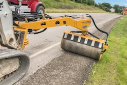 Road Widener Offset Vibratory Roller