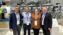The OEM Off-Highway team with mtu during OTC 2022