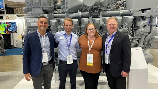 The OEM Off-Highway team with mtu during OTC 2022