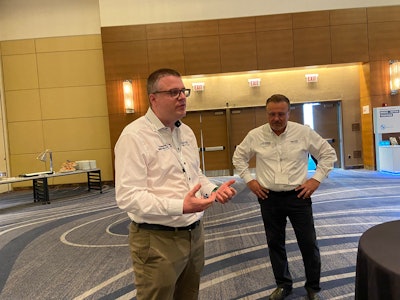 Matthias Kielbassa talks with the trade media about the eLion platform and electrification.