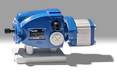A piston gear pump
